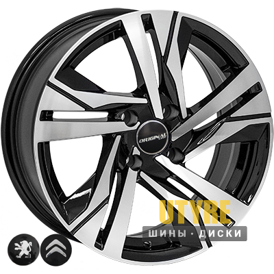 Zorat Wheels BK5543 7x16 4x108 ET25 DIA65.1 BP