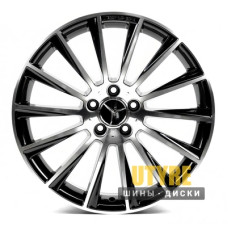 Replica Mercedes MR866 8.5x19 5x112 ET38 DIA66.6 BKF