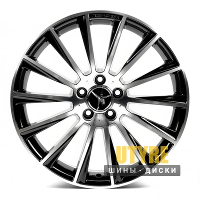 Replica Mercedes MR866 9.5x19 5x112 ET38 DIA66.6 BKF
