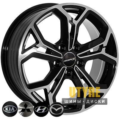 ZF FE190 7.5x18 5x114.3 ET45 DIA67.1 BMF