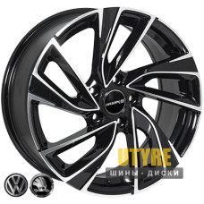 Zorat Wheels BK5772 7.5x17 5x114.3 ET35 DIA67.1 BP