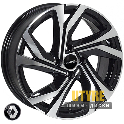 Zorat Wheels BK5762 6.5x16 4x100 ET37 DIA60.1 BP