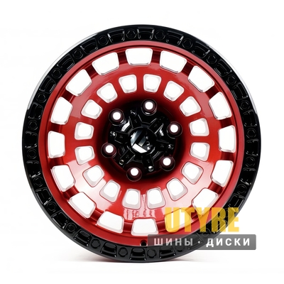 Off Road Wheels OW1025 9x17 6x139.7 ET-12 DIA110.5 RBLBR