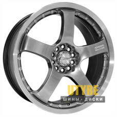Kyowa Racing KR-208 7.5x18 5x108 ET45 DIA73.1 HPBL