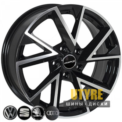 Zorat Wheels BK5804 7x17 5x112 ET45 DIA57.1 BP