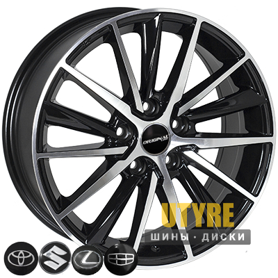 Zorat Wheels BK5809 6.5x16 5x114.3 ET40 DIA60.1 BP