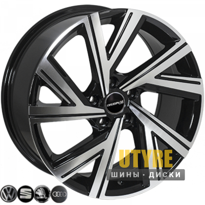 Zorat Wheels BK5805 8x19 5x112 ET45 DIA57.1 BP