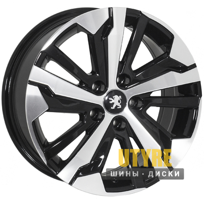 Zorat Wheels BK5837 7x17 5x108 ET40 DIA65.1 BP