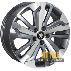Zorat Wheels BK5837 7x17 5x108 ET23 DIA65.1 GP
