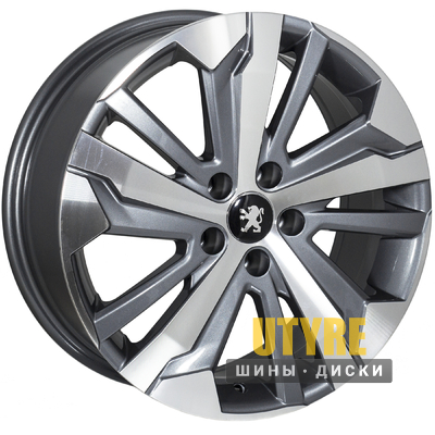 Zorat Wheels BK5837 7x17 5x108 ET23 DIA65.1 GP