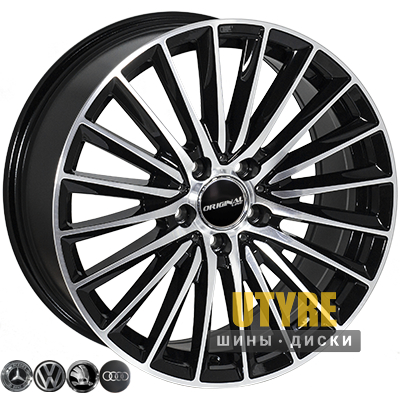 Zorat Wheels BK5909 8x18 5x112 ET43 DIA66.6 BP