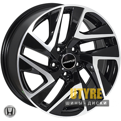 Zorat Wheels BK5025 7x17 5x114.3 ET45 DIA64.1 BP