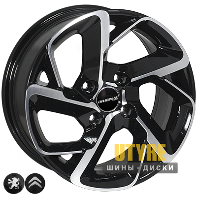 Zorat Wheels BK5714 6.5x15 4x108 ET25 DIA65.1 BP