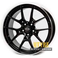 Replica Nissan KW11 8.5x19 5x114.3 ET35 DIA73.1 MBL