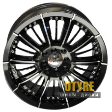 Sportmax Racing 510A 6.5x15 5x112/114.3 ET38 DIA67.1 Black