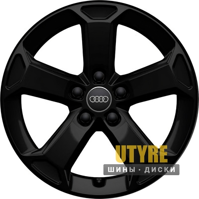 Audi OEM 81A071497AAX1 7x17 5x112 ET45 DIA57.1 Black