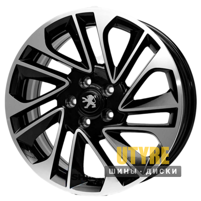 Replica Peugeot RX703 7x17 5x108 ET46 DIA67.1 BMF