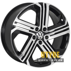 Zorat Wheels ZW-BK5156 8x18 5x112 ET45 DIA57.1 BP
