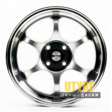 CAST WHEELS CW6088 7x16 4x100 ET35 DIA73.1 HPBL