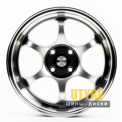 CAST WHEELS CW6088 7x16 4x100 ET35 DIA73.1 HPBL