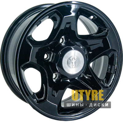 Replica Toyota GT 166168 7x16 5x150 ET0 DIA110.1 Black