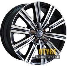 Replica Lexus (LX1003) 8.5x21 5x150 ET54 DIA110.1 BKF