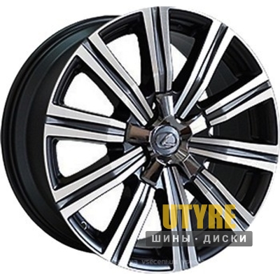 Replica Lexus (LX1003) 8.5x21 5x150 ET54 DIA110.1 BKF