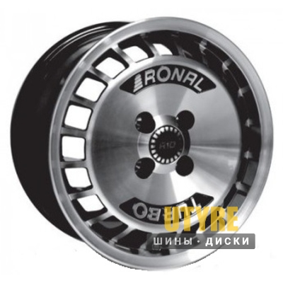 Ronal R10 7x15 4x100 ET28 DIA68.1 Black