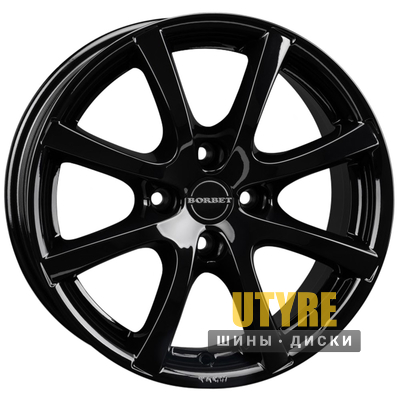 Borbet LV4 7x16 4x100 ET38 DIA64 Black