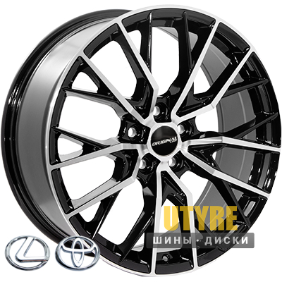 Zorat Wheels BK5137 8x19 5x114.3 ET35 DIA60.1 BP