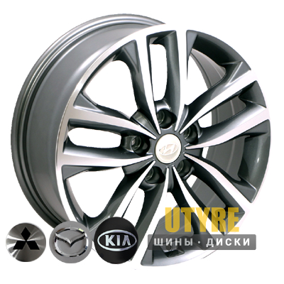 Zorat Wheels BK846 7.5x18 5x114.3 ET40 DIA67.1 GP
