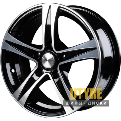 Skad Сакура 6.5x15 5x112 ET35 DIA66.6 Алмаз черн