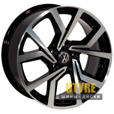 Zorat Wheels BK5125 7.5x17 5x100 ET45 DIA57.1 BKP