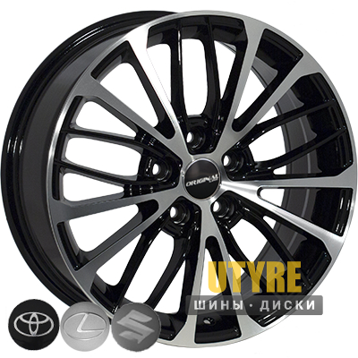 Zorat Wheels BK5343 7x17 5x114.3 ET40 DIA60.1 BP