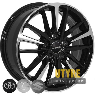 Zorat Wheels BK5342 6.5x16 5x114.3 ET45 DIA60.1 BP