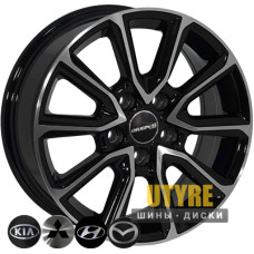 Zorat Wheels BK5344 6.5x16 5x114.3 ET35 DIA67.1 BP