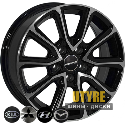 Zorat Wheels BK5344 6.5x16 5x114.3 ET35 DIA67.1 BP