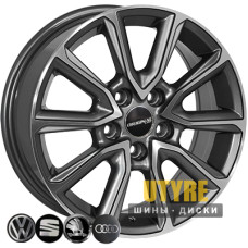 Zorat Wheels BK5344 6.5x16 5x112 ET40 DIA57 GP