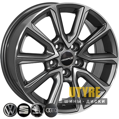 Zorat Wheels BK5344 6.5x16 5x112 ET40 DIA57 GP