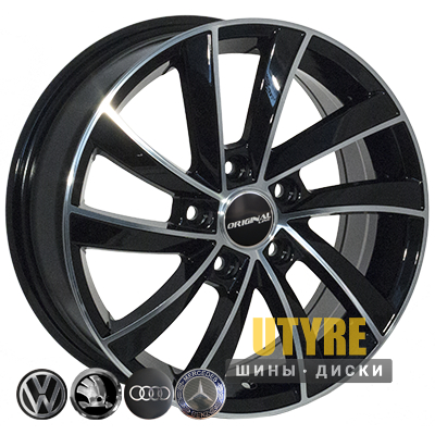 Zorat Wheels BK5290 7x17 5x112 ET40 DIA57.1 BP