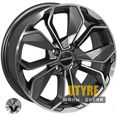 Zorat Wheels BK5296 6.5x16 4x100 ET38 DIA0 GP