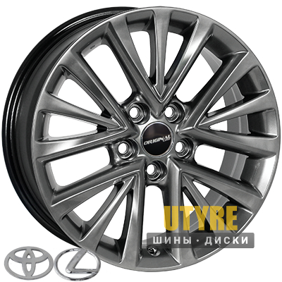 Zorat Wheels BK5159 7x17 5x114.3 ET45 DIA60.1 HB