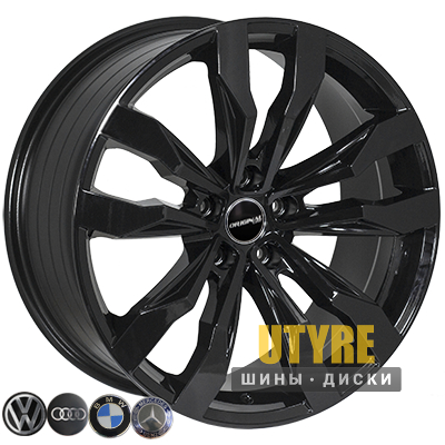 Zorat Wheels BK5333 8x18 5x112 ET30 DIA66.6 Black